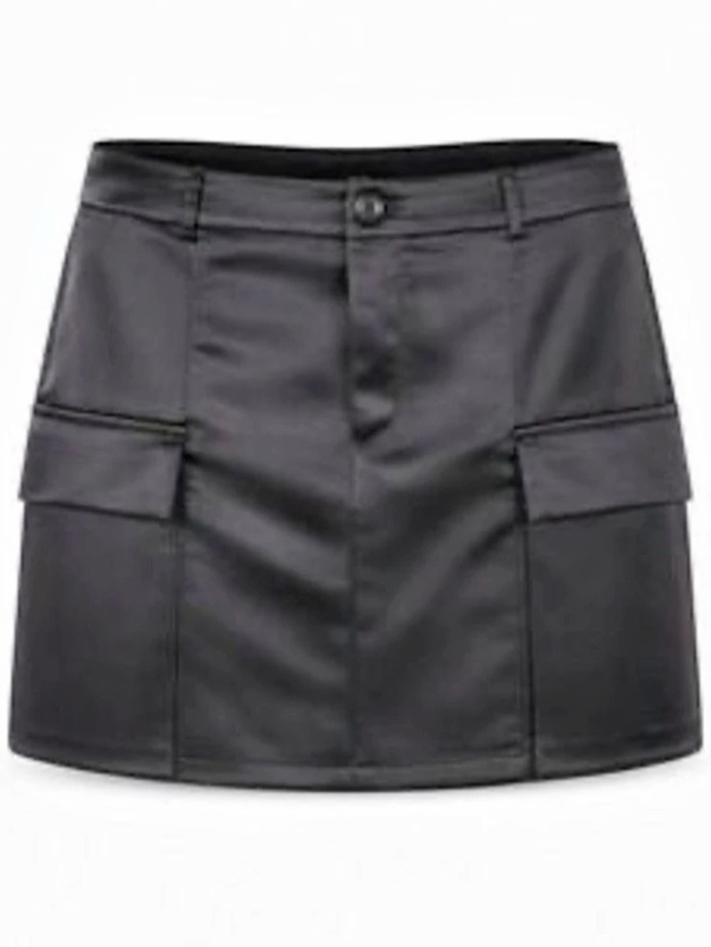 Black Cargo Mini Skirt Like New